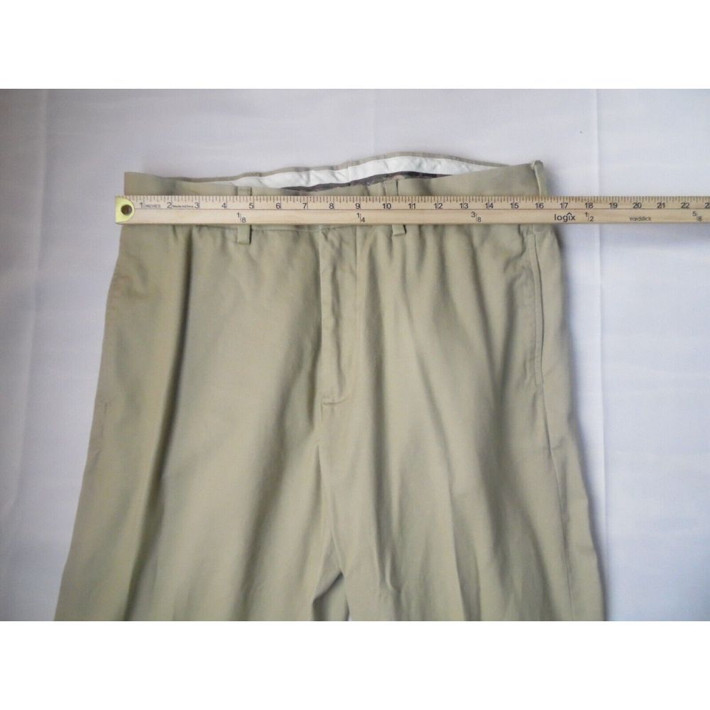 POLO GOLF Pants Ralph Lauren Cotton Wool Khaki‎ 34 x 30 Pre-Owned
